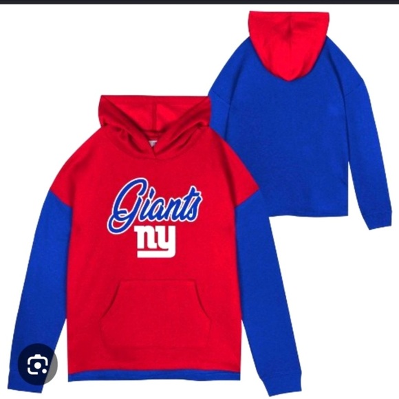 NFL New York Giants Fleece Hooded Sweatshirt New with Tags - Picture 1 of 3